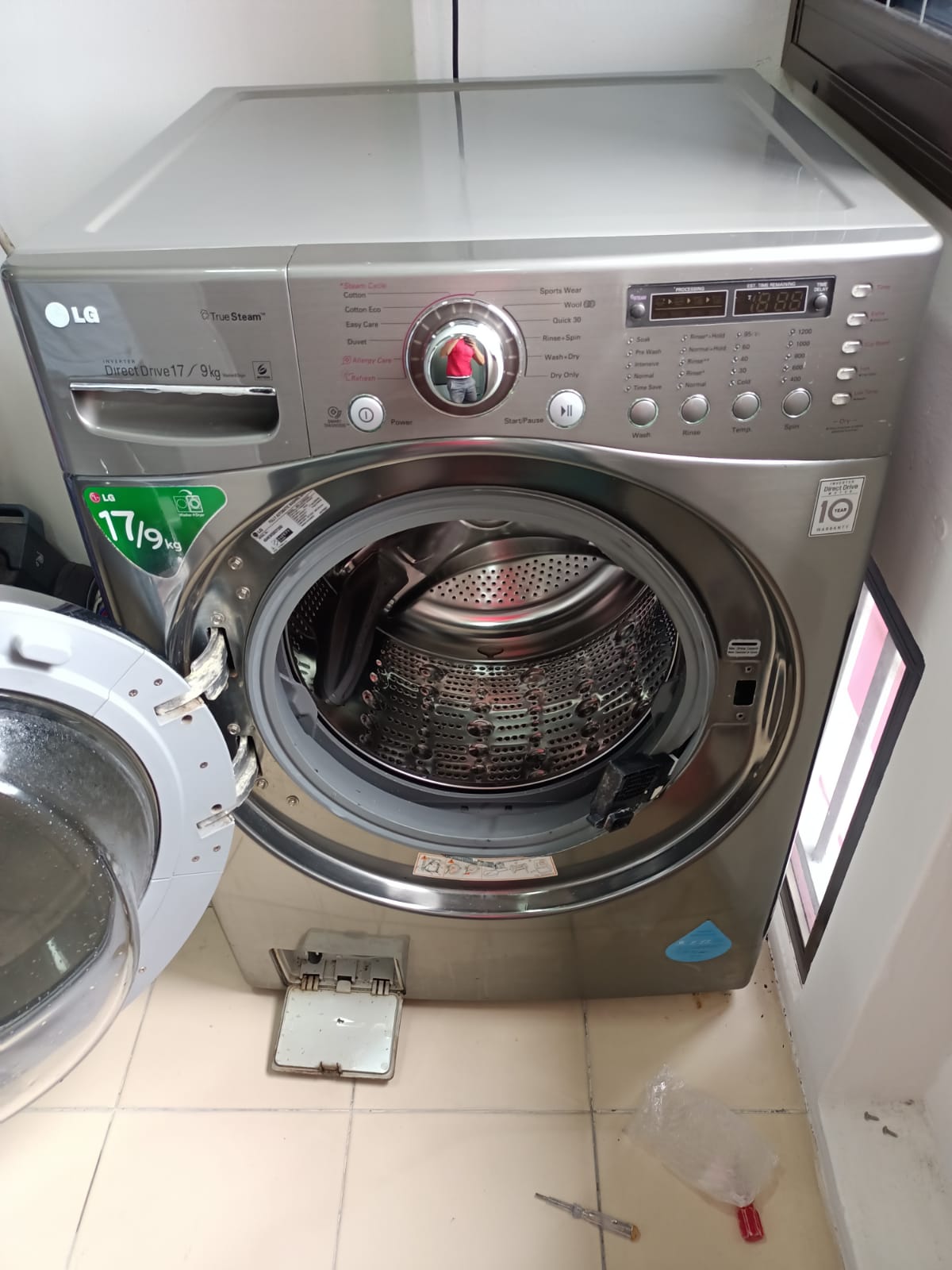 Washing Machine Checking And Clean Filter 4