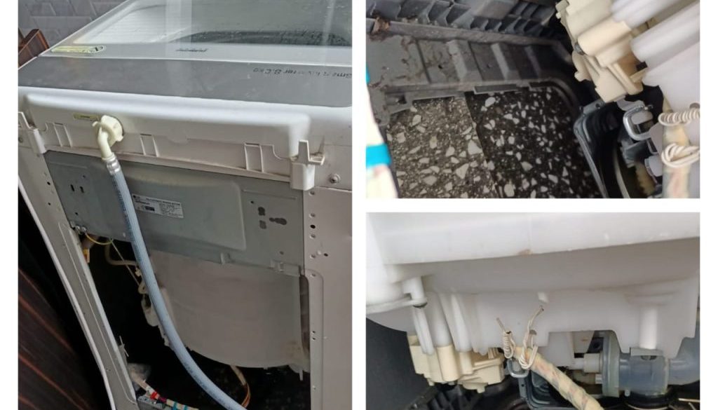 B&A 34 (Washing Machine Checking For Drainage Issue)