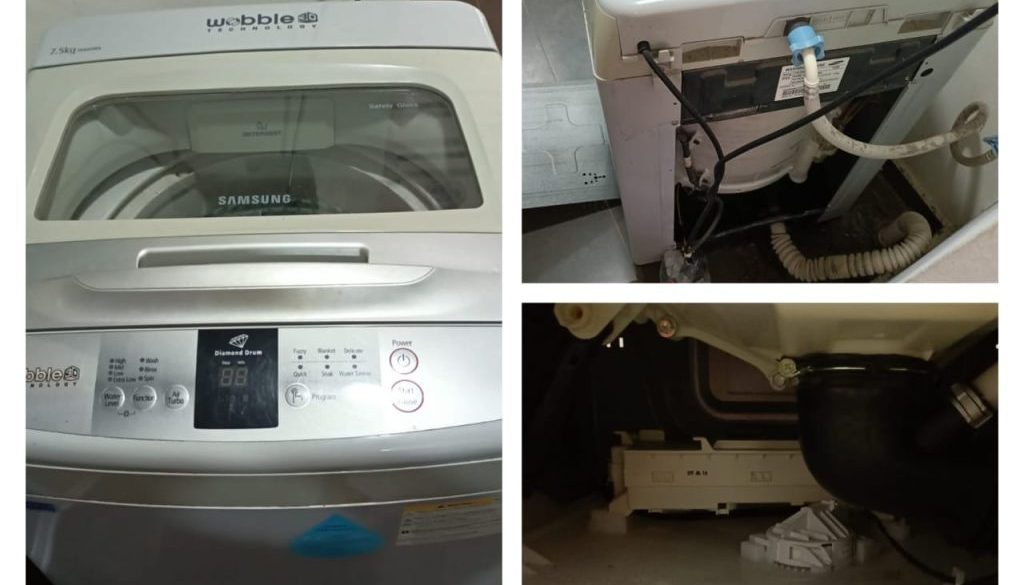 B&A 5 (Washing Machine Checking Due To Drainage Issue)