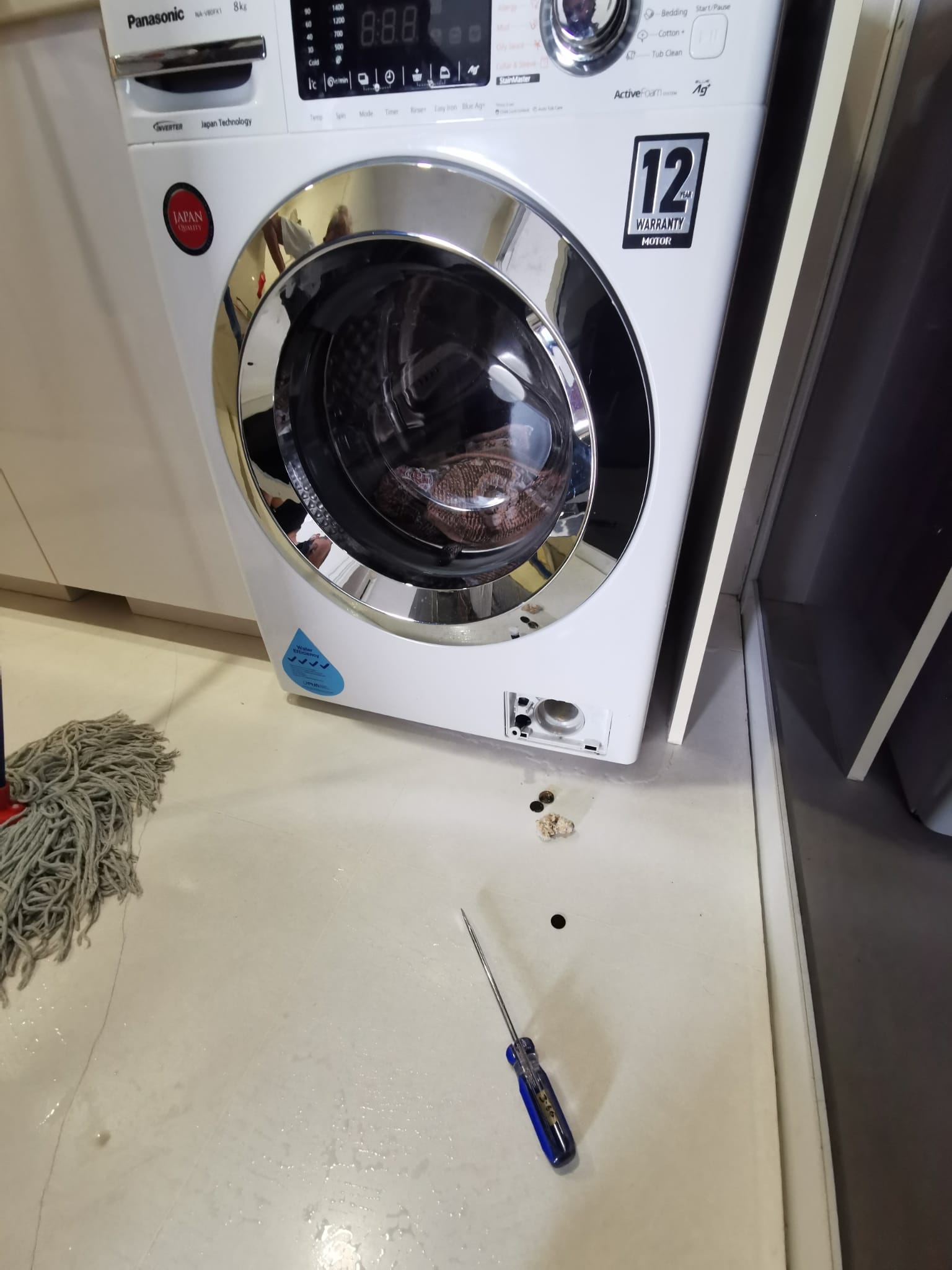 Washing Machine Clean Filter And Drain Piping 3