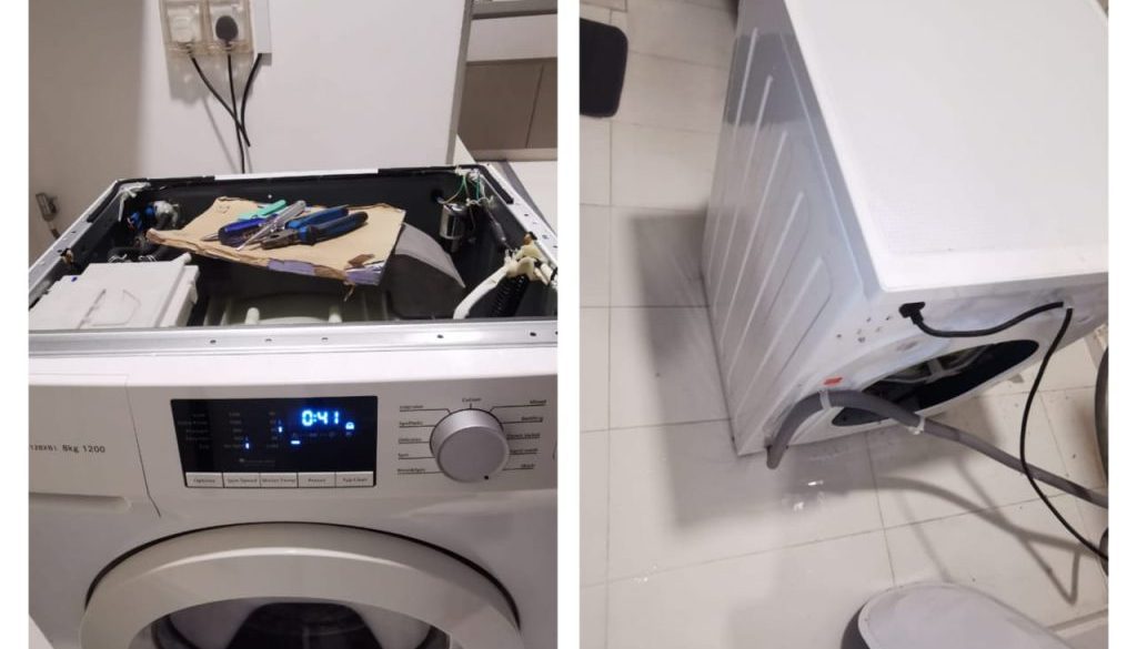 B&A 16 Washing Machine Checking For Control Panel Issue