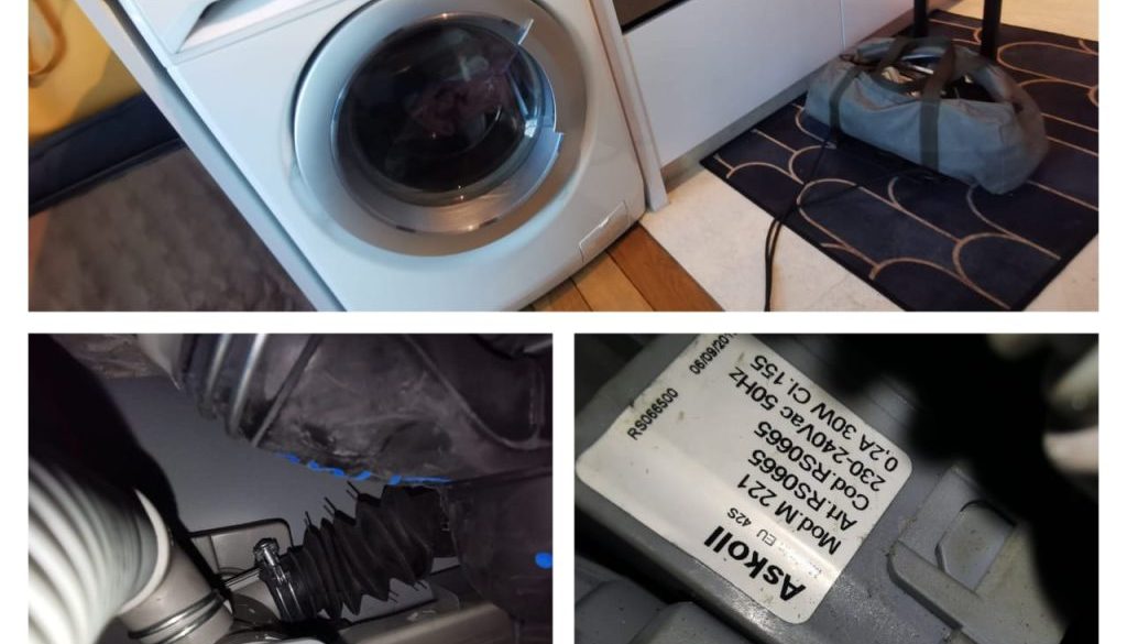 B&A 2 Washing Machine Checking For Filter Issue