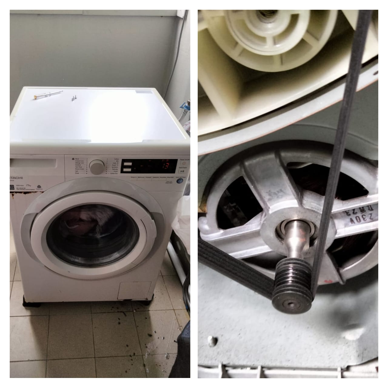 Supply And Replace New Roller Belt For Washing Machine Washing