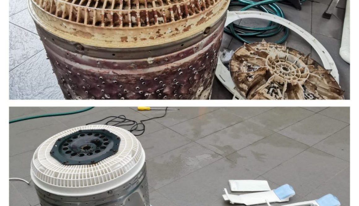 B&A 45 Washer Drum Cleaning