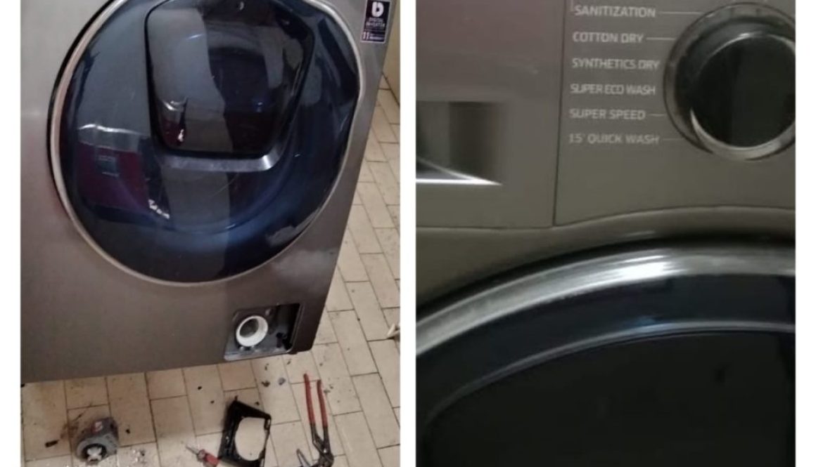 B&A 47 Washing Machine Checking For Filter Issue