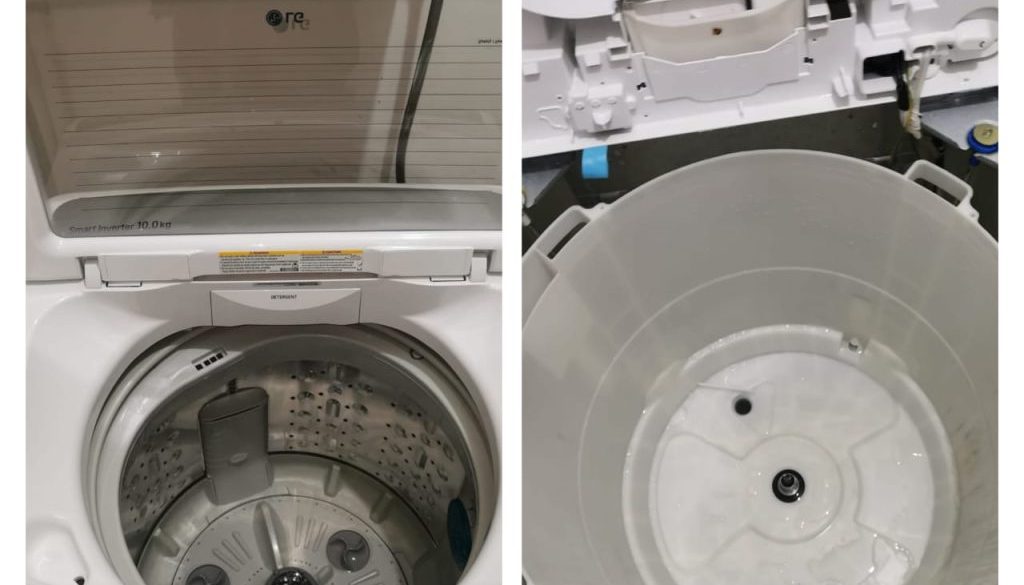B&A 50 Washing Machine Checking For Drum Issue