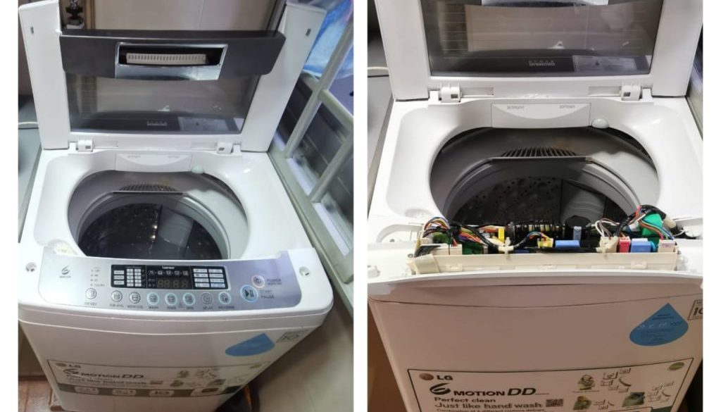 B&A 61 Washing Machine Checking For Control Panel Issue