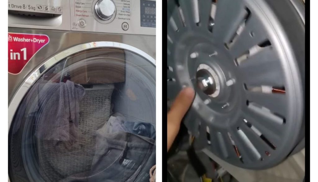 B&A 81 Washing Machine Checking For Drum Issue