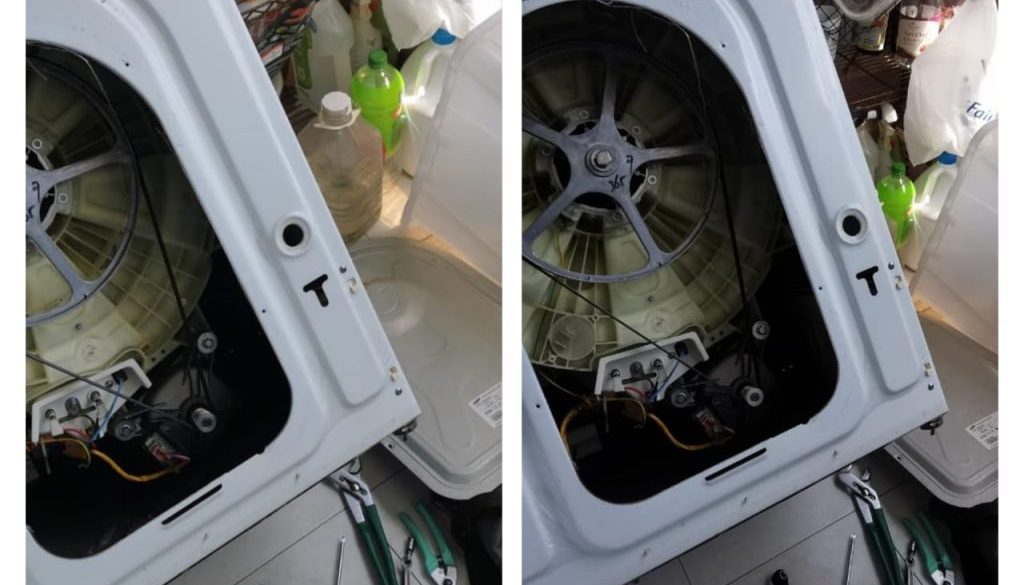 B&A 99 Washing Machine Checking For Drum Issue