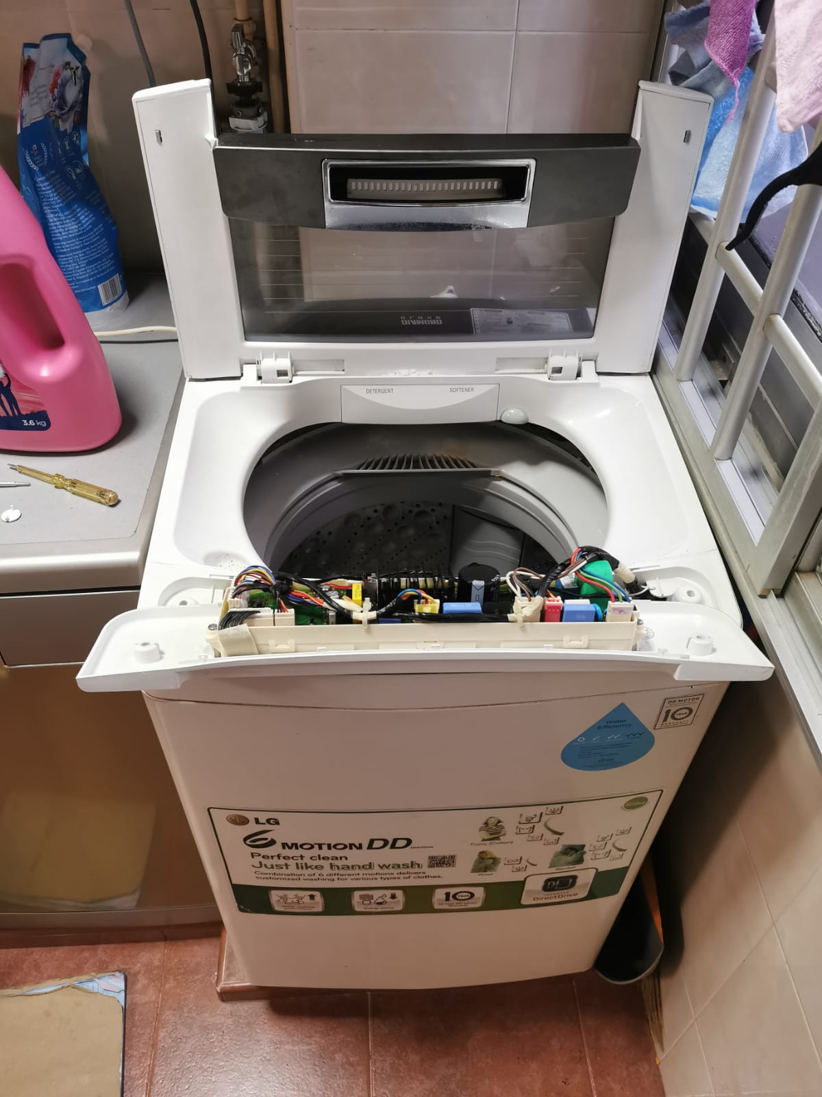 Washing Machine Checking For Control Panel Issue 10