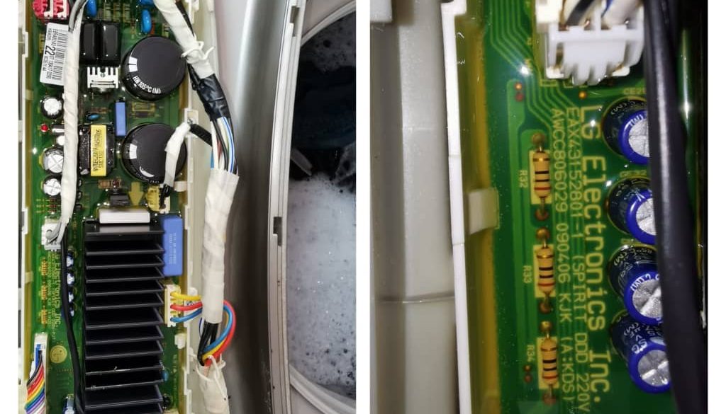 B&A 43 Washing Machine Checking For Control Panel Issue