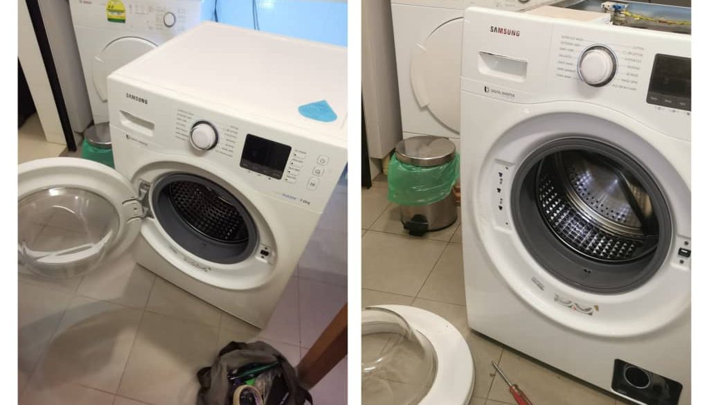 B&A 45 Washing Machine Checking For Door Sensor Issue