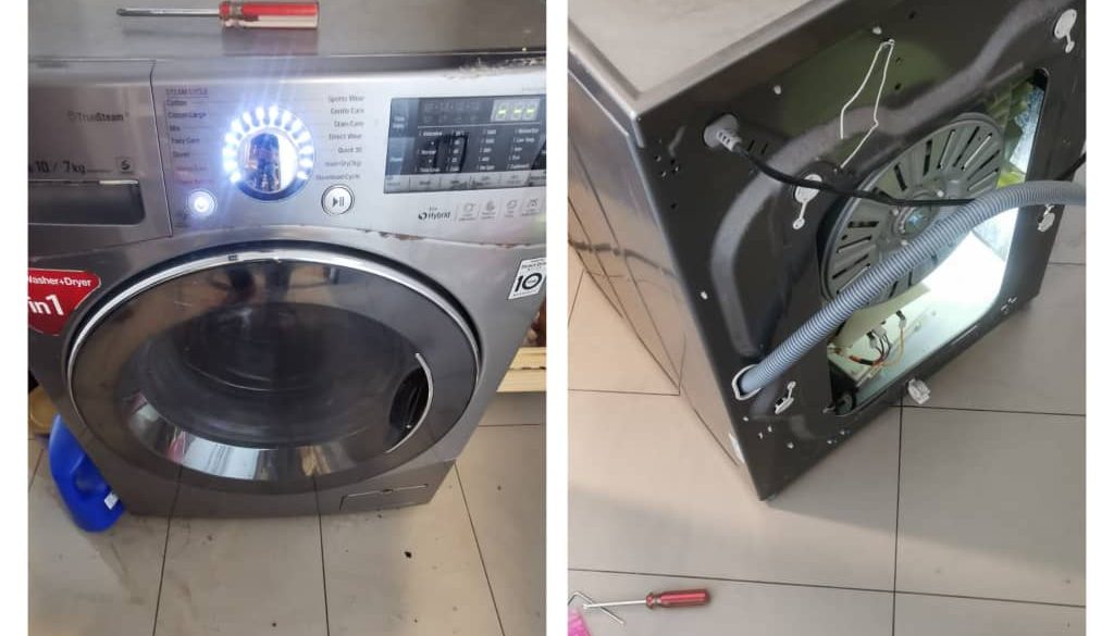 B&A 51 Washing Machine Checking For Drum Issue