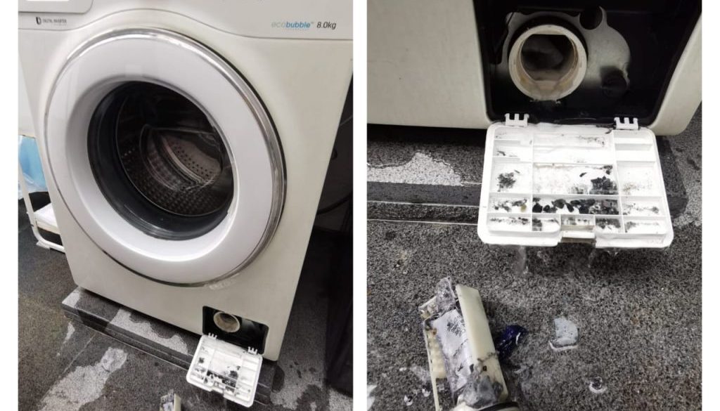 B&A 63 Washing Machine Checking For Filter Issue