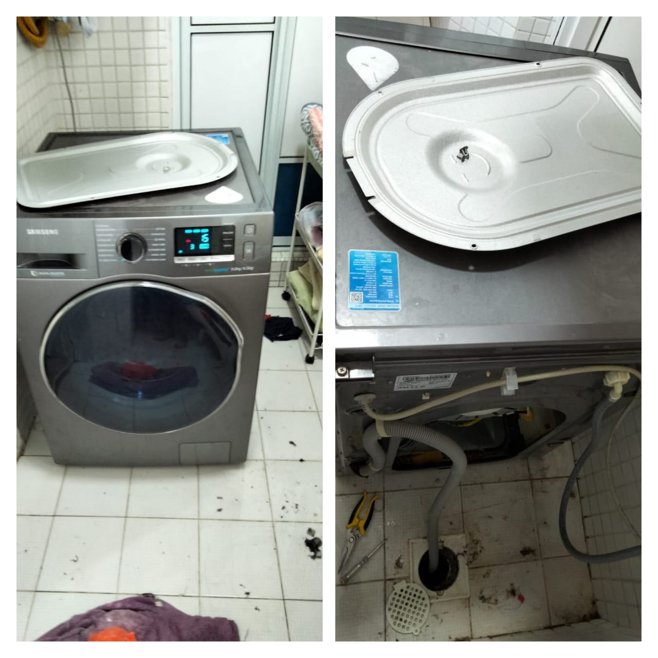 B&A 77 Washing Machine Checking For Drainage Issue