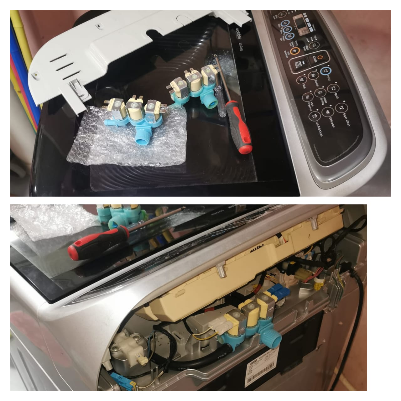 B&A 19 Washing Machine Checking For Control Panel Issue