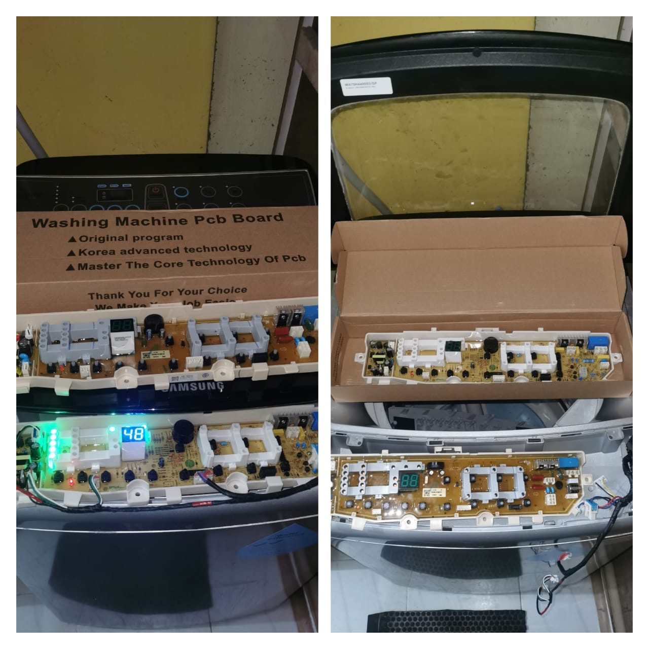 B&A 6 Washing Machine Checking For Control Panel Issue